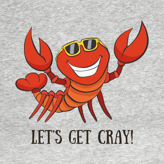 Let's Get Cray, Funny Crayfish Party by Dreamy Panda Designs